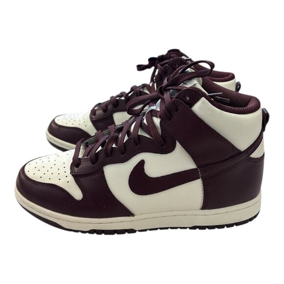Nike Women's Dunk High Sneakers Burgundy Crush Size 9.5 Shoes DD1869-601 - Picture 5 of 10